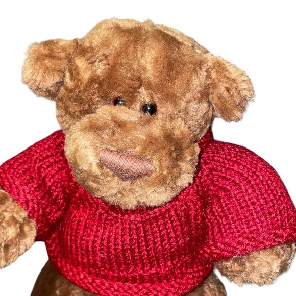 Gund Plush Teddy Bear Sweater Lindt Stuffed Animal Nursery Decor Baby Shower 9” - Picture 3 of 10
